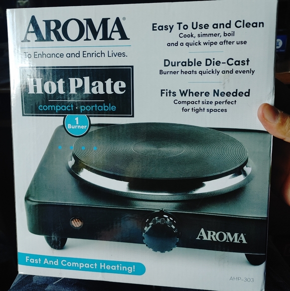 Aroma Home Kitchen Aroma Hot Plate 6 Inch Cast Iron Burner Poshmark
